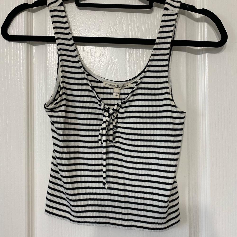 Striped crop top